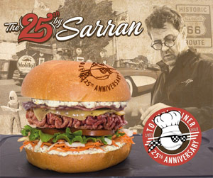 Un burger Sarran pour les 25 ans de Tommy's Diner 