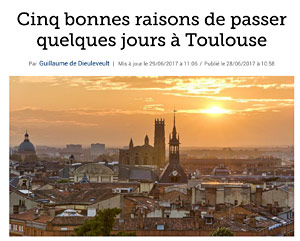 cinq bonnes raisons de passer quelques jours à Toulouse
